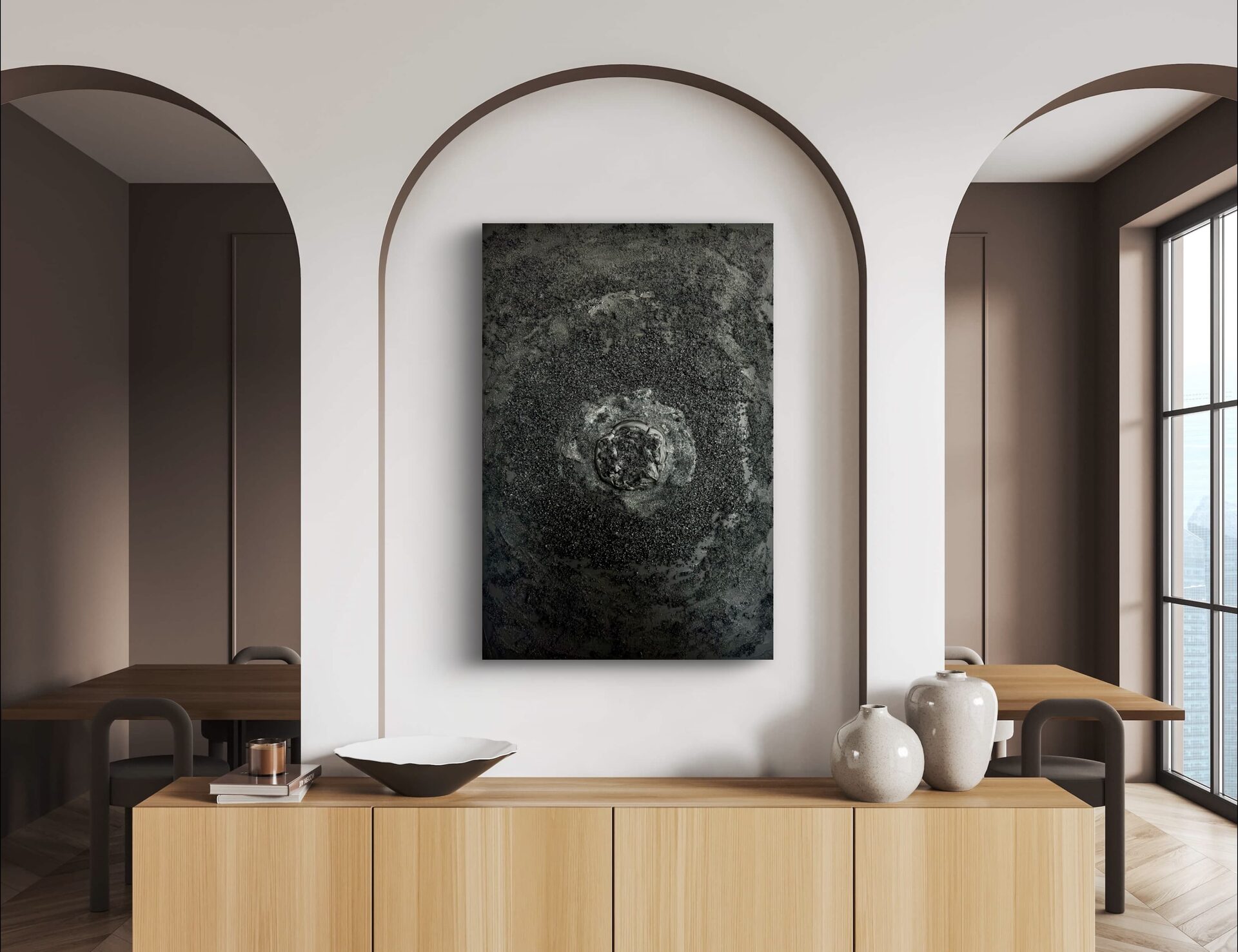 Купить большую картину для гостиной, минимализм