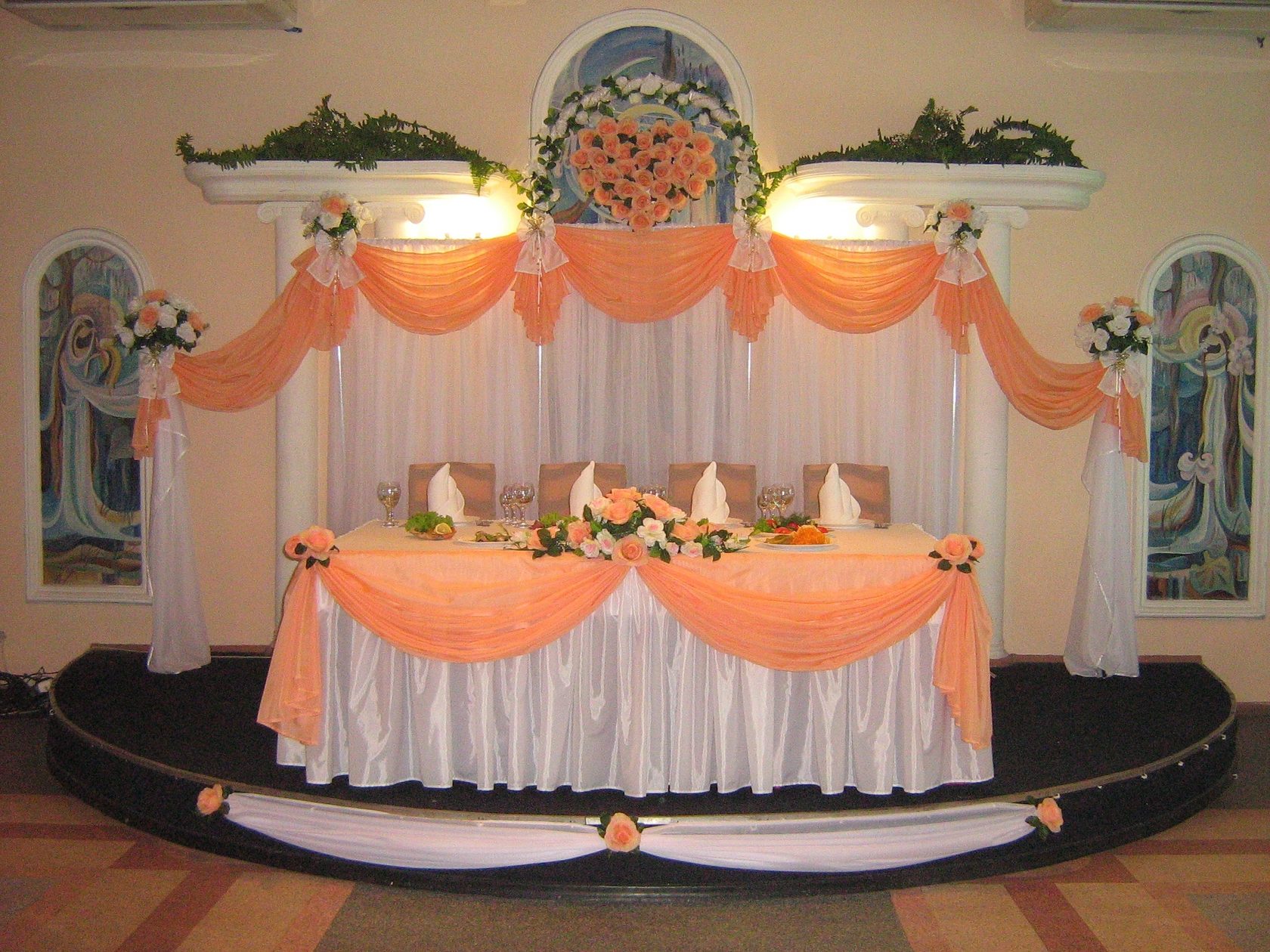 Торг центр апельсин украшение для свадебный зал