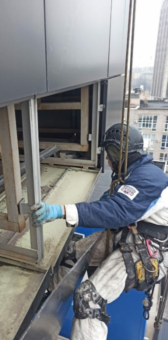 Ремонт Фасада альпинистами - услуги ремонта фасадов зданий на высоте в ...