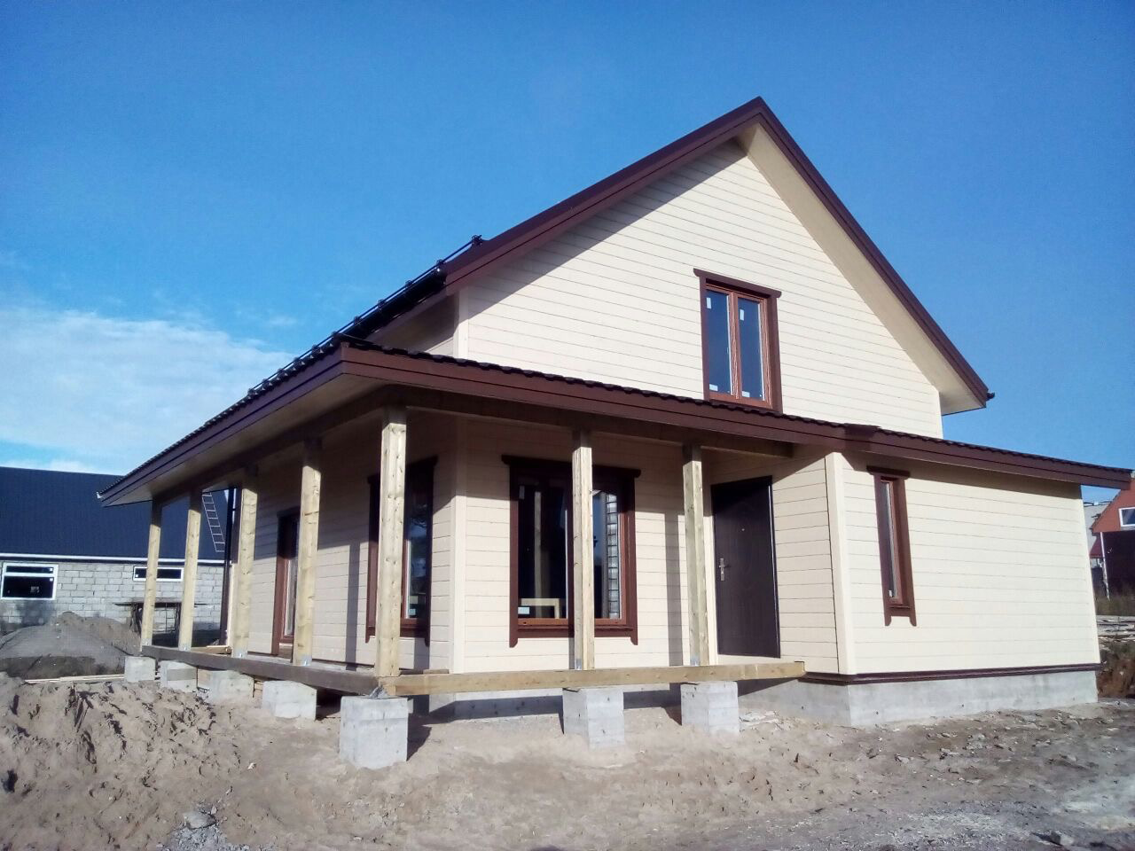 Каркасные дома в Геленджика кровля