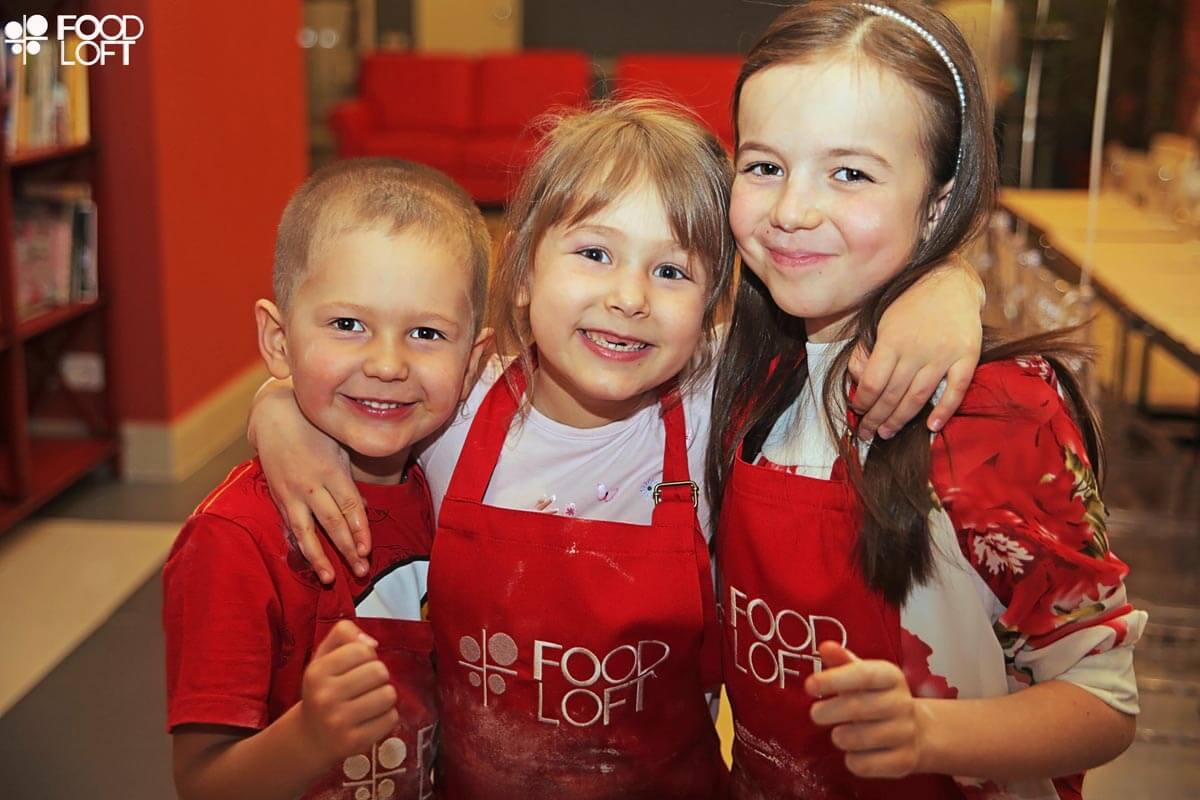 Кулинарный день рождения для детей в СПб с кулинарной студией FoodLoft