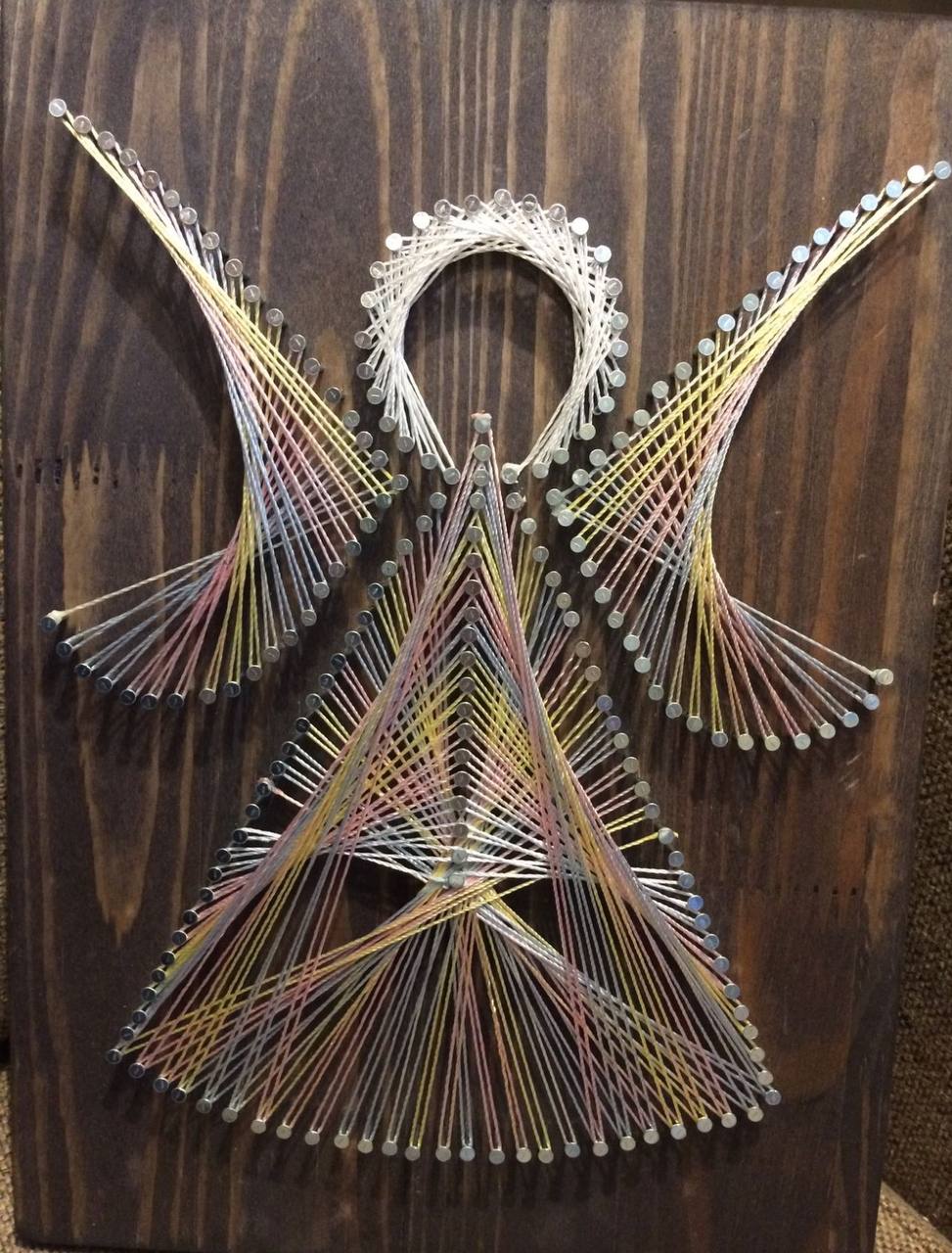 String Art творчество в хоумстейджинге