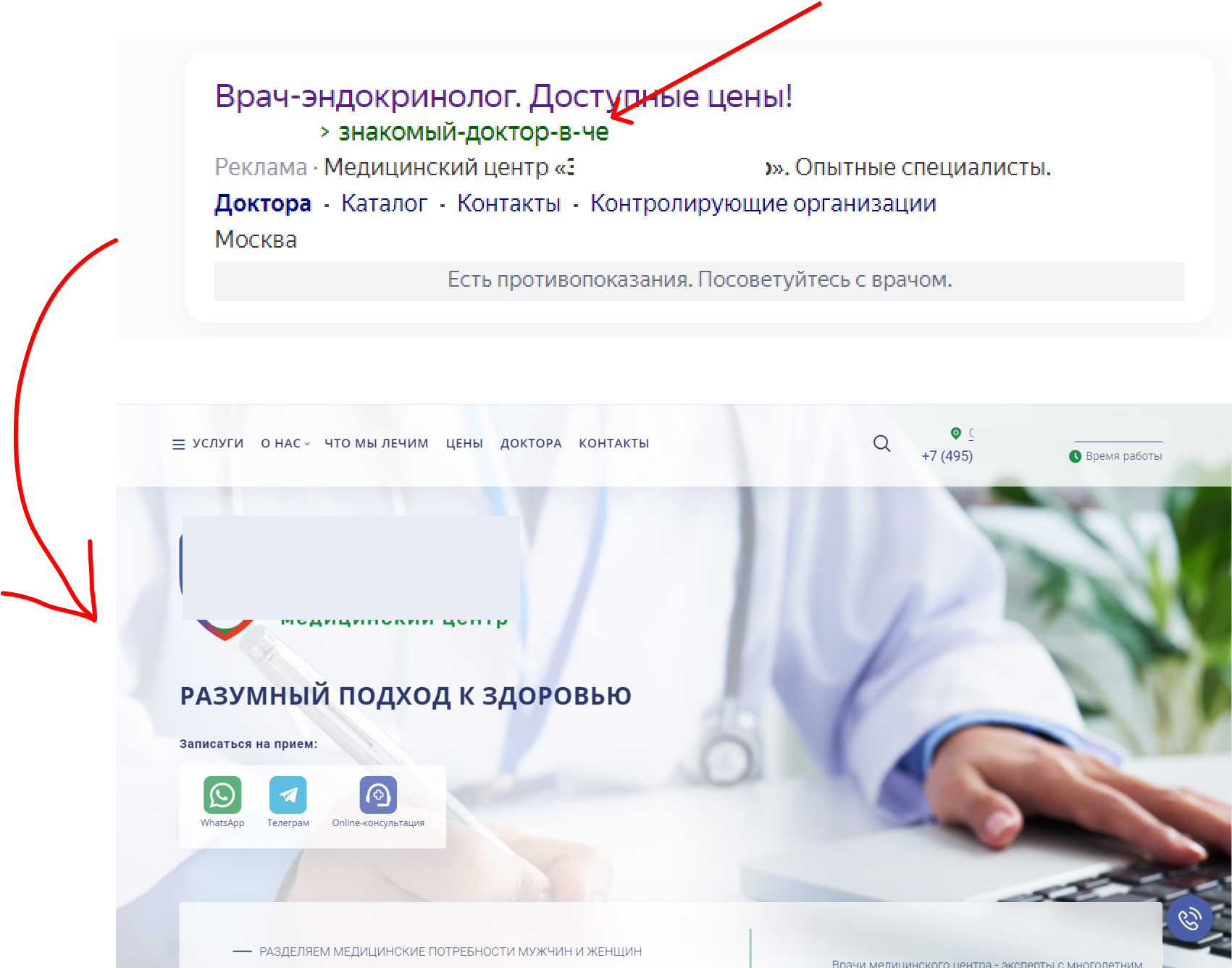 Узнать в какой больнице человек в москве. Рекламная кампания медицина. Эффективность клиники. Медцентр реклама.