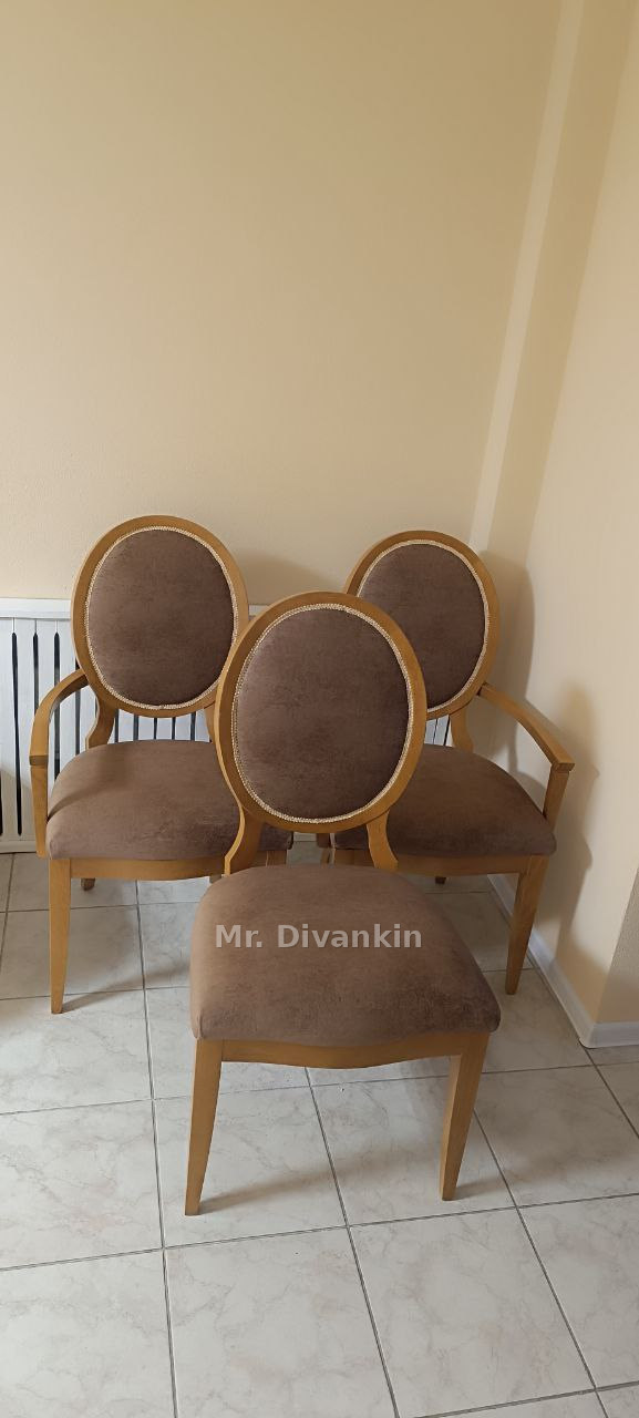 Диван и три стула: после перетяжки — Mr. Divankin