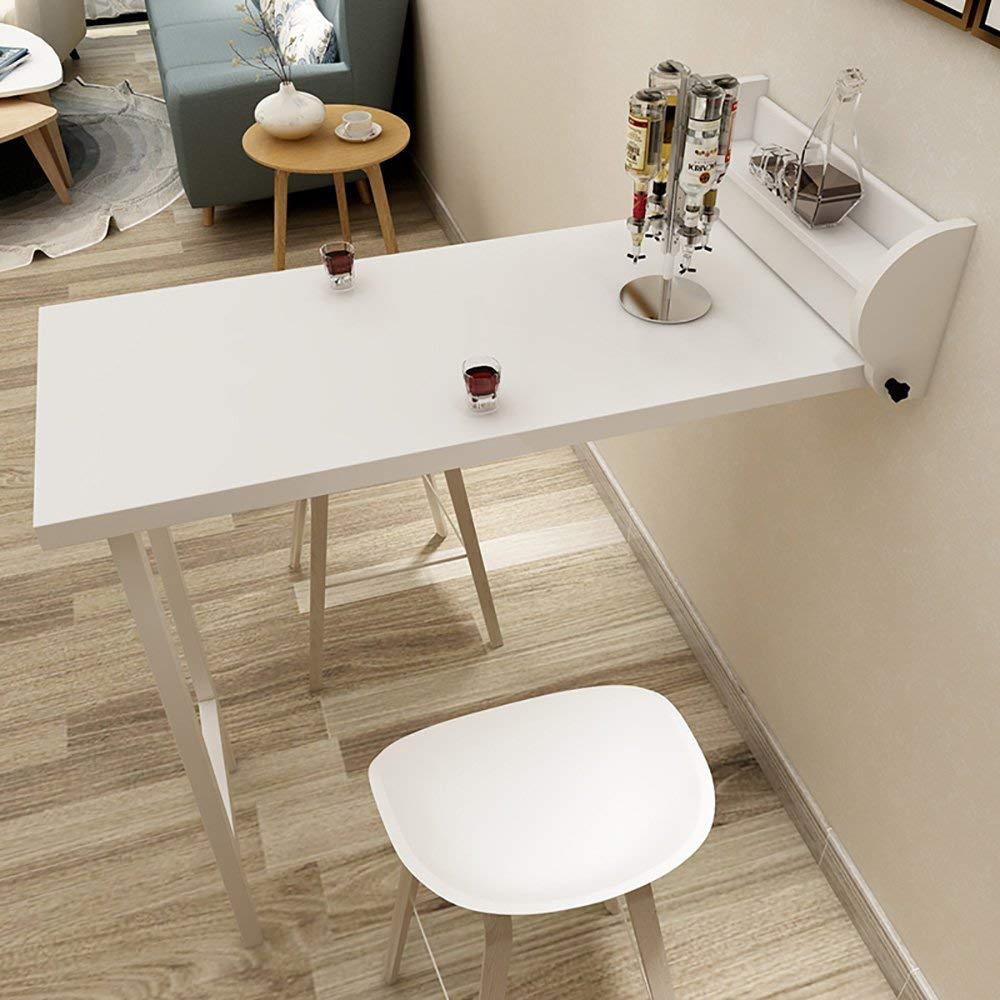 Откидной стол на маленькой кухне - интересное и функциональное решение