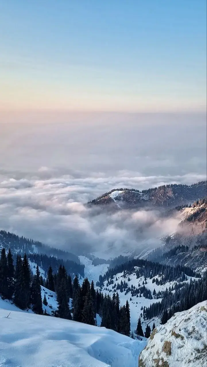 Ущелье Ким-Асар зимой