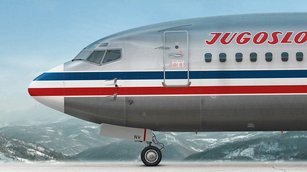 JAT Jugoslovenski Aerotransport Boeing 737-300 YU-ANV | Aviaposter