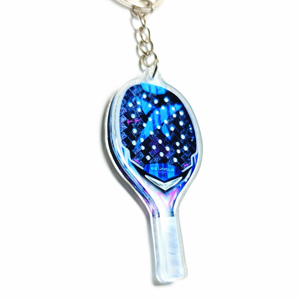 брелок ракетка пляжный теннис, высота 55 мм