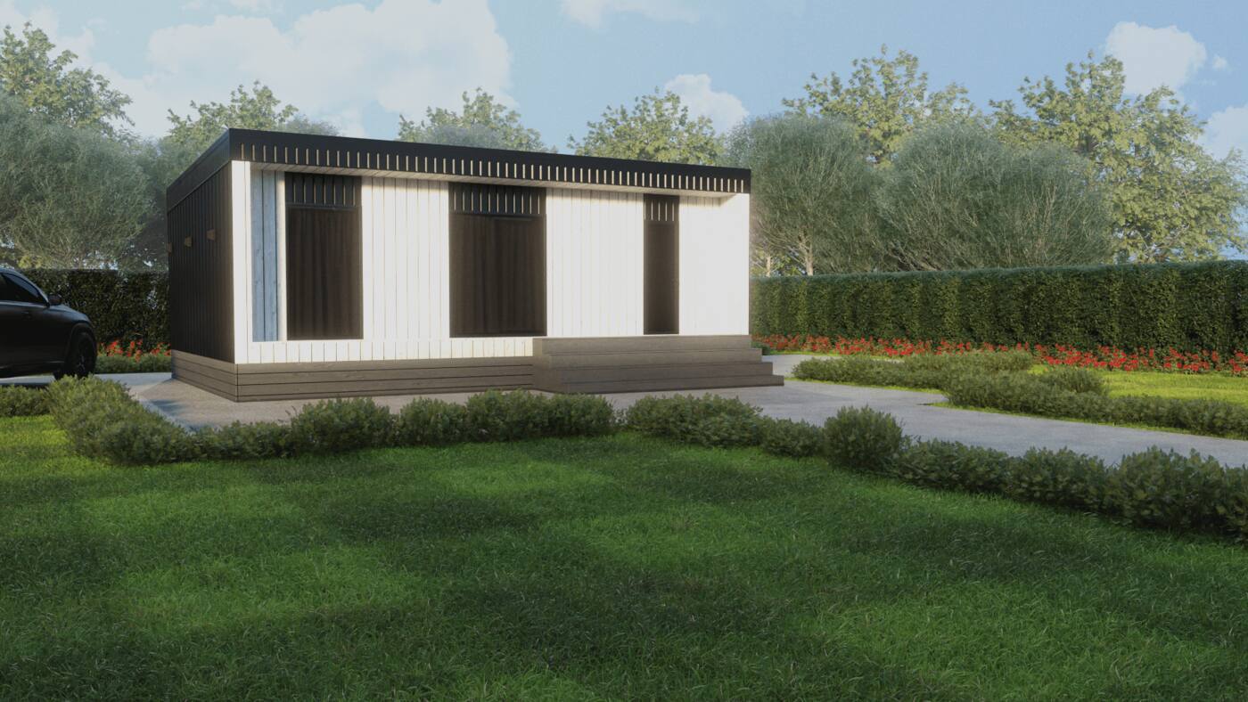 Каркасный дом Урал 54, 54 м², кадр 1 со сдачи объекта