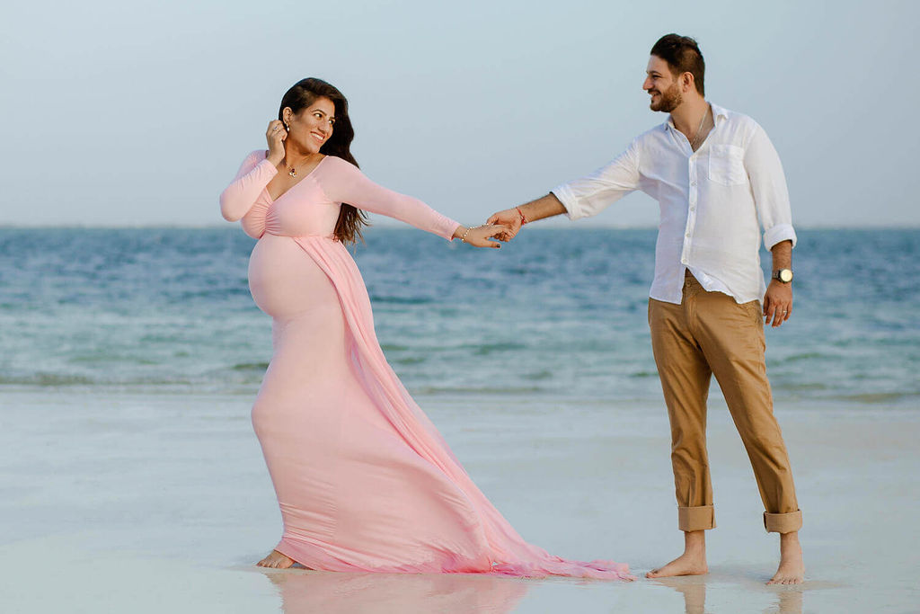 Capturing the Beauty of Motherhood: Maternity Photography on Mombasa's Jumeirah Beach