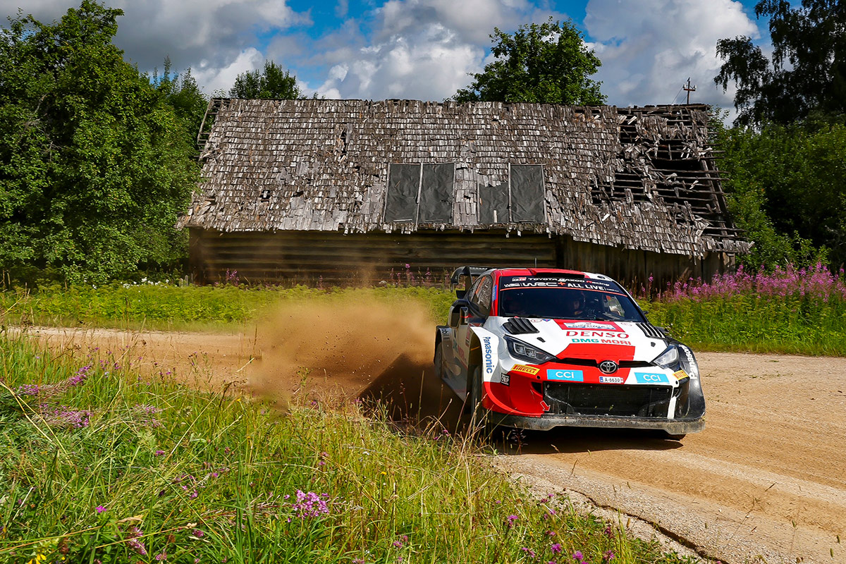 Элфин Эванс и Скотт Мартин, Toyota GR Yaris Rally1, ралли Эстония 2022