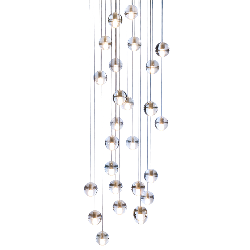 Люстра Bocci 14 Round Chandelier led Crystal Glass