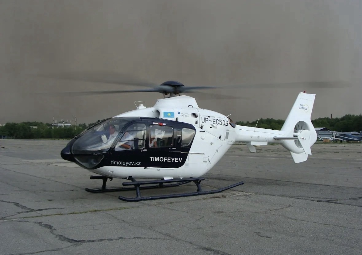 Helicopter flight from Almaty TIMOFEYEV.KZ