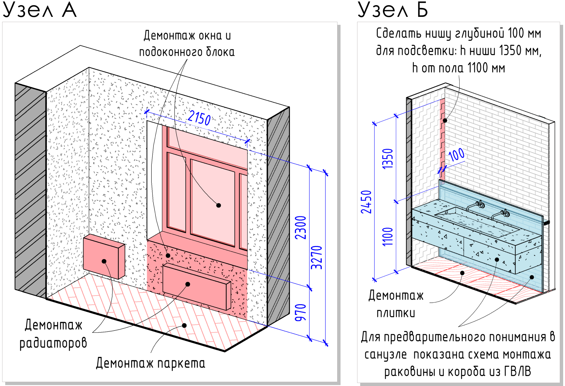 План демонтажа. Что должно быть на чертеже?