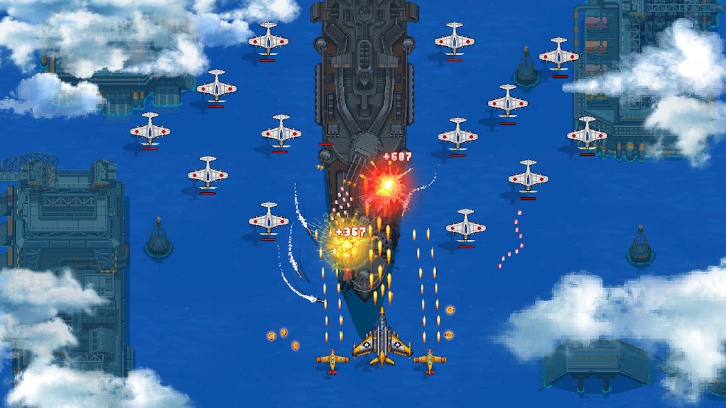 1945 Air Force аркадная игра про самолёты на телефон