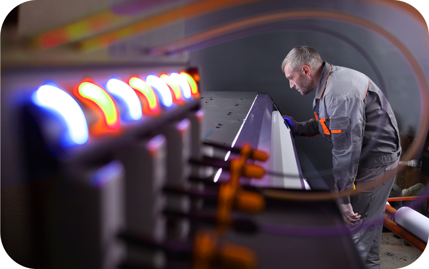 процесс изготовления вывески