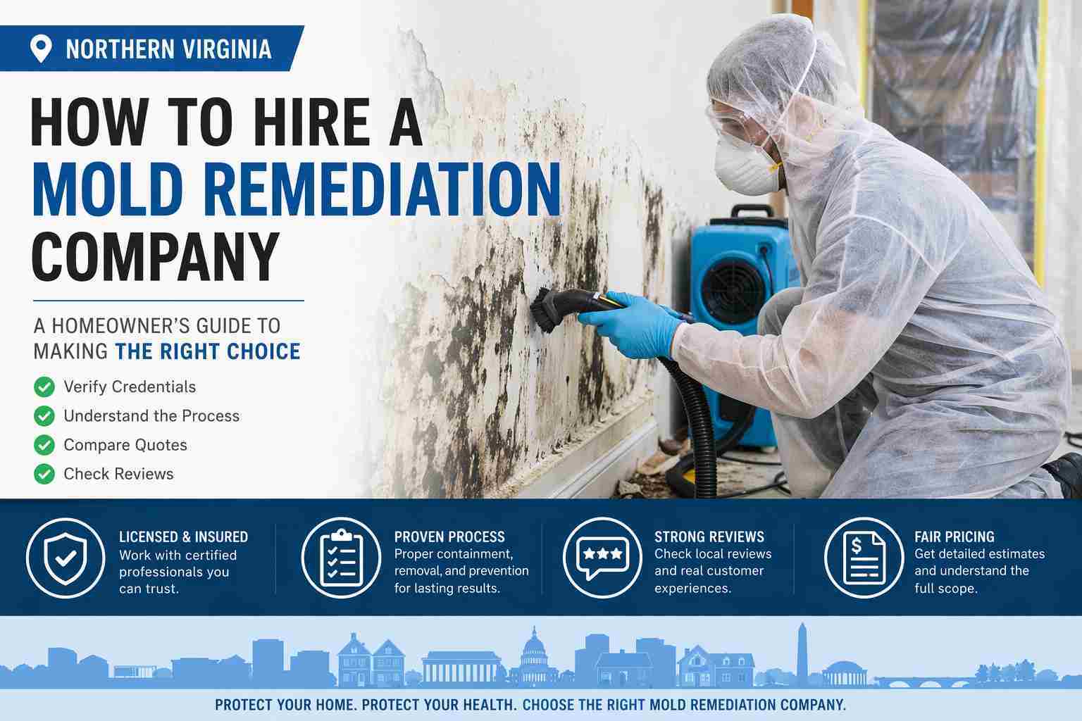 hire mold remediation company Northern Virginia