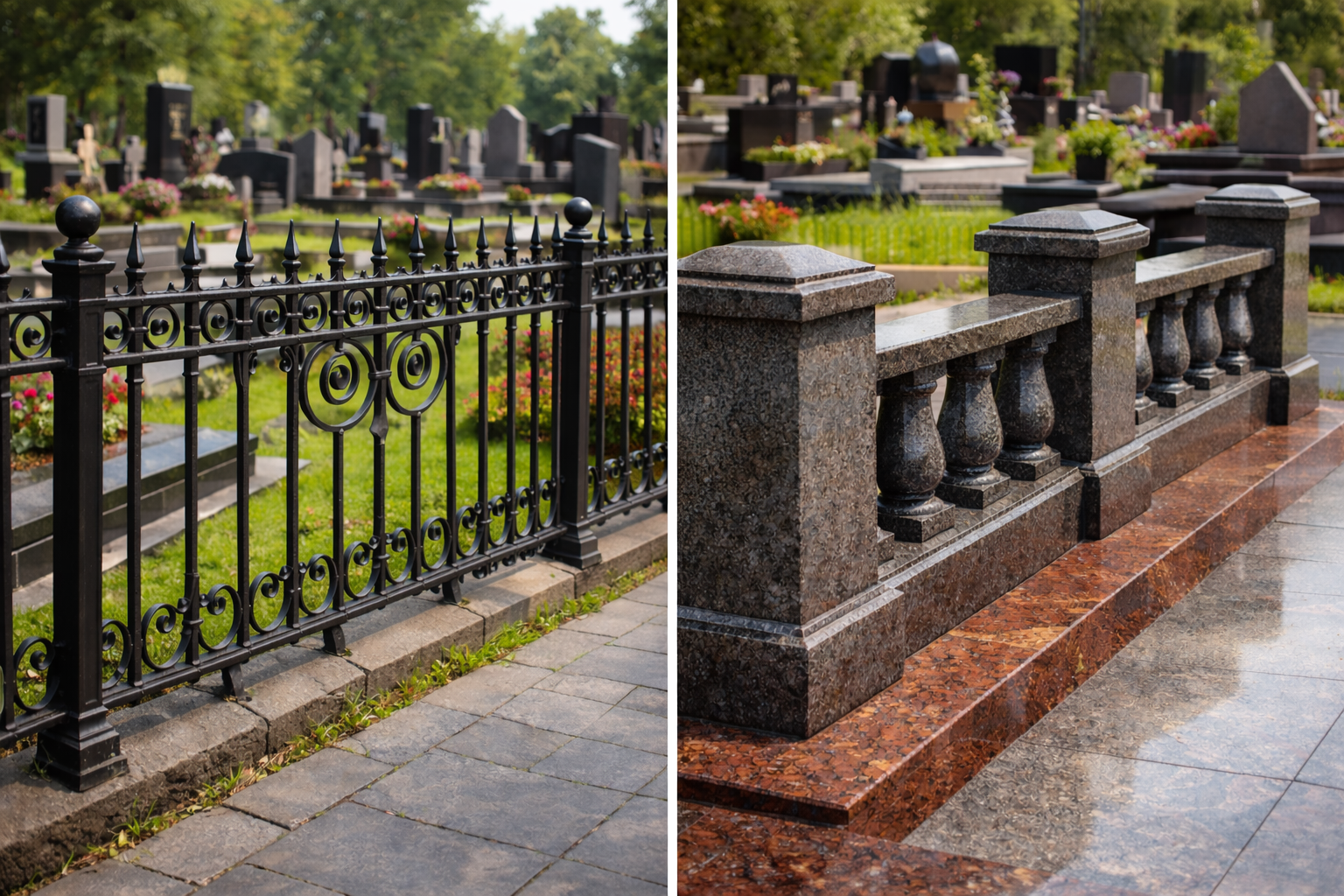 срок службы оград на кладбище