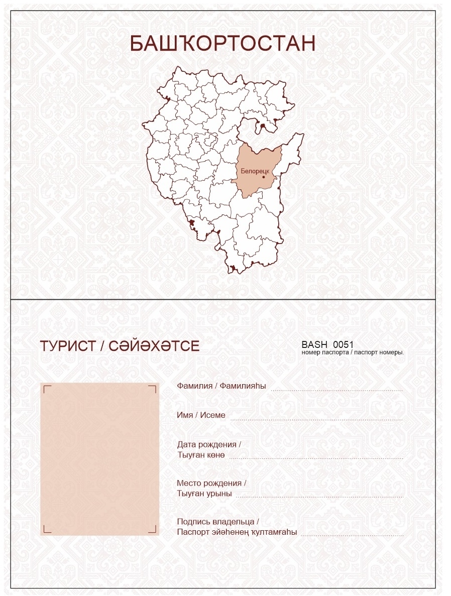 Разворот паспорта