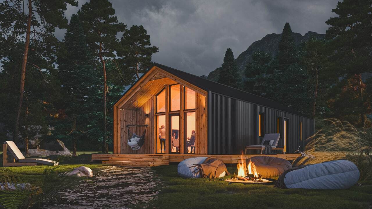 Проект дома Barnhouse