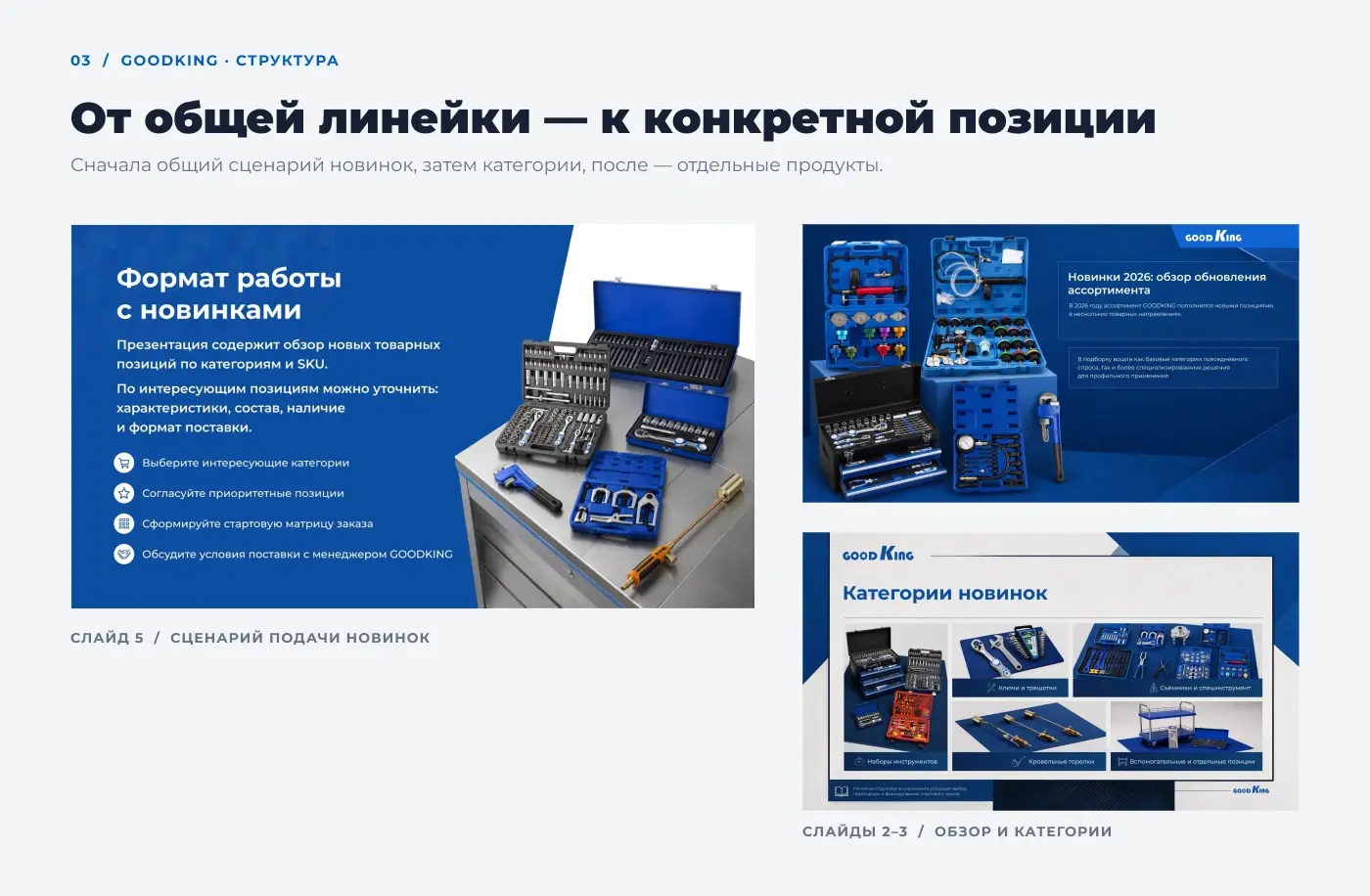 Структура GOODKING 2026: сценарий презентации новинок, обзор ассортимента и категории товаров.