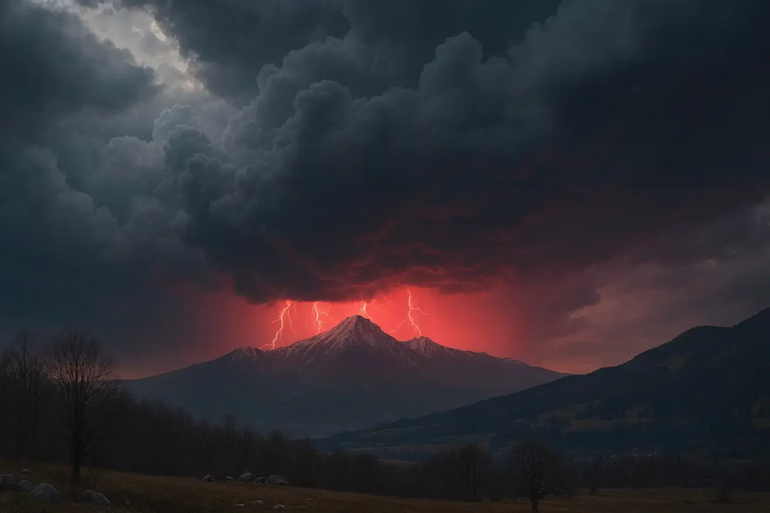 Гроза в Красной Поляне