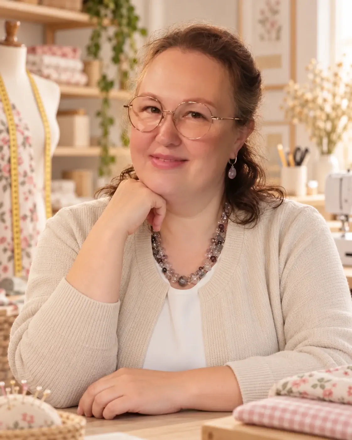 Алла — мастерица ателье Тавифа, стилизованный портрет