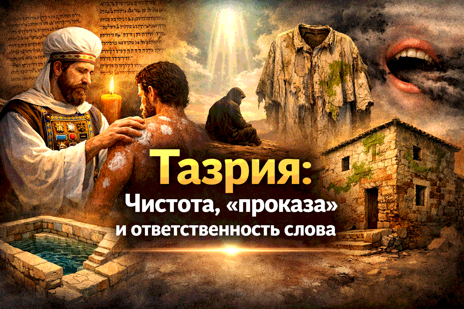 Тазрия: духовный смысл «проказы» и законы чистоты в Торе