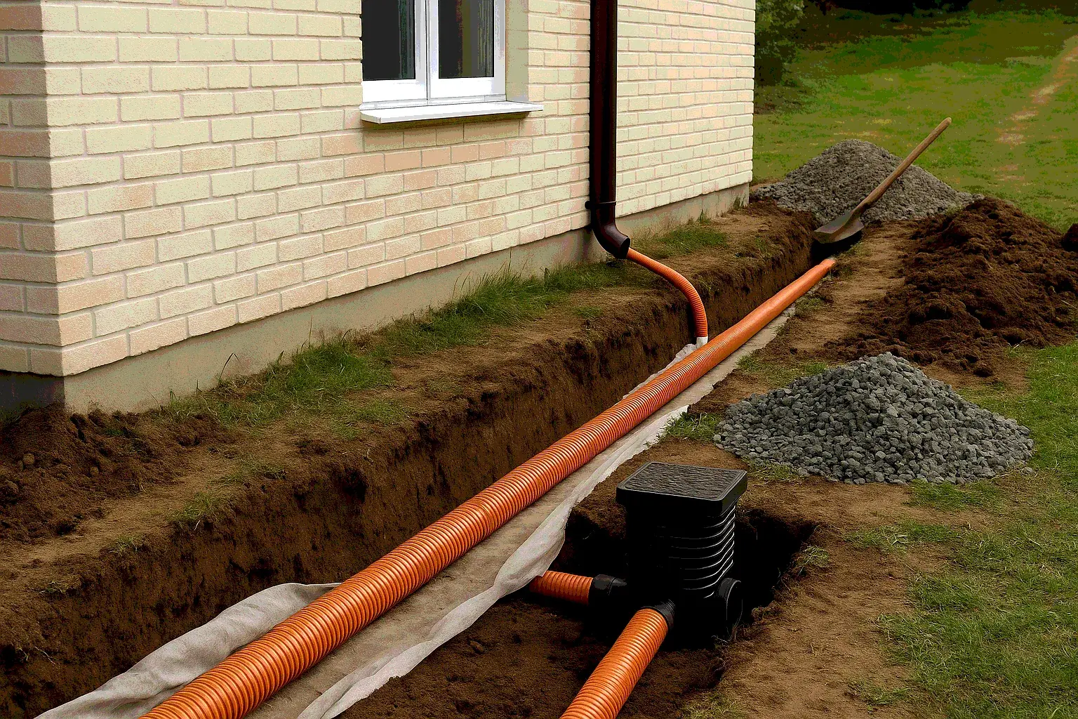 Дренаж вокруг дома — как правильно сделать систему водоотвода своими руками или под ключ