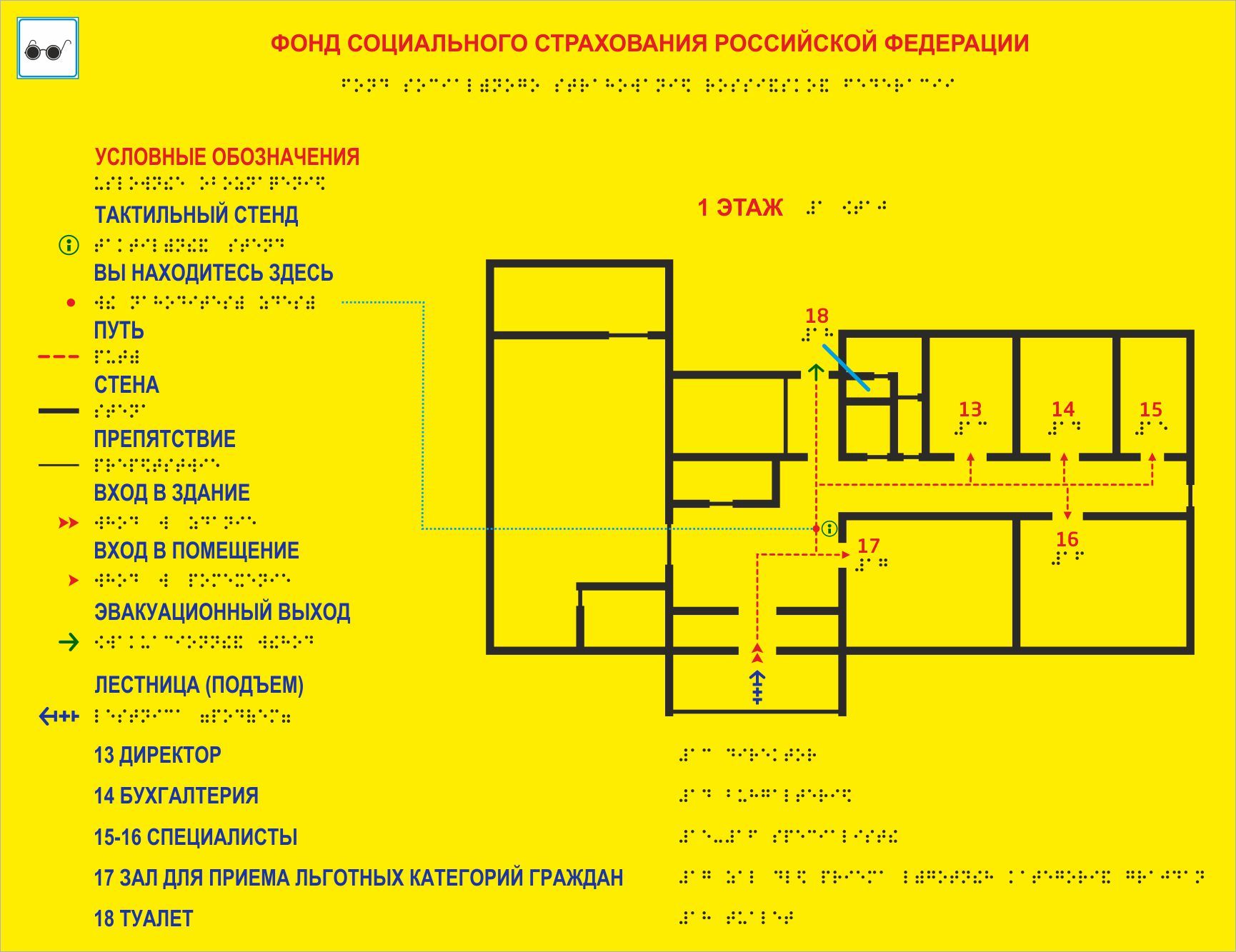 План эвакуации инвалидов