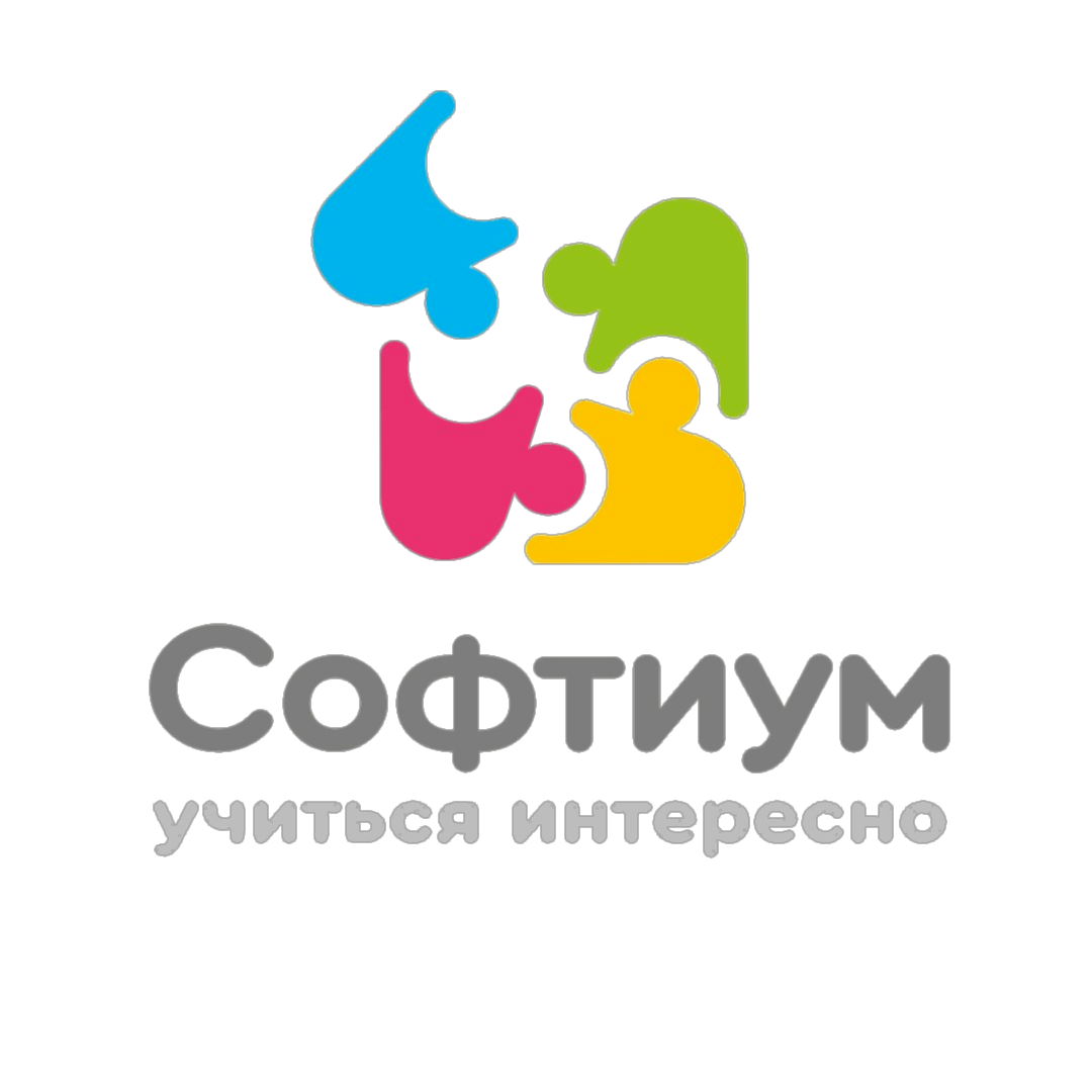 3D-сцена: ребёнок собирает и программирует робота на занятии в IT-школе