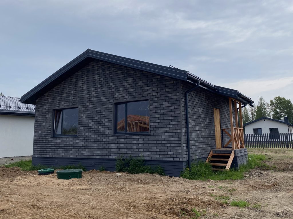 Дешёвая отделка цоколя