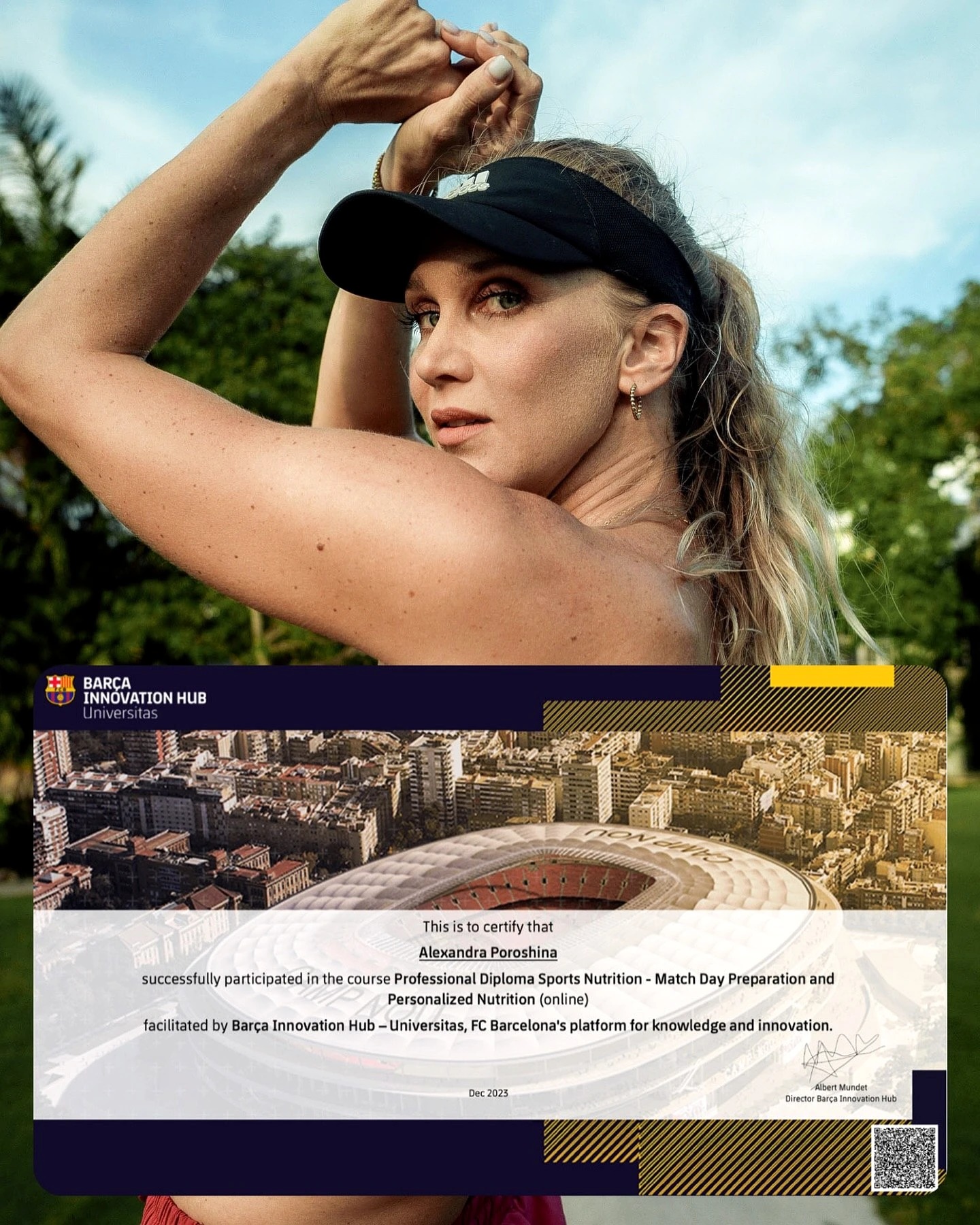 Barça Innovation Hub — Match Day Preparation and Personalized Nutrition