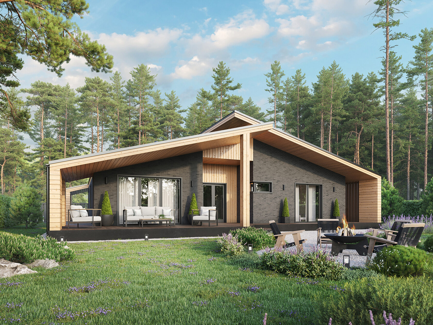 Загородный дом Mukavuus - поселок Muolaa