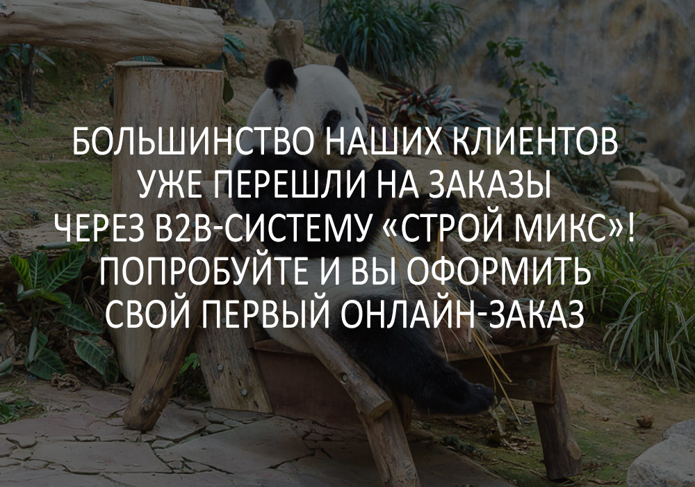 Большинство наших клиентов уже перешло на заказы через «Строй Микс»! Попробуйте и вы оформить свой первый онлайн-заказ