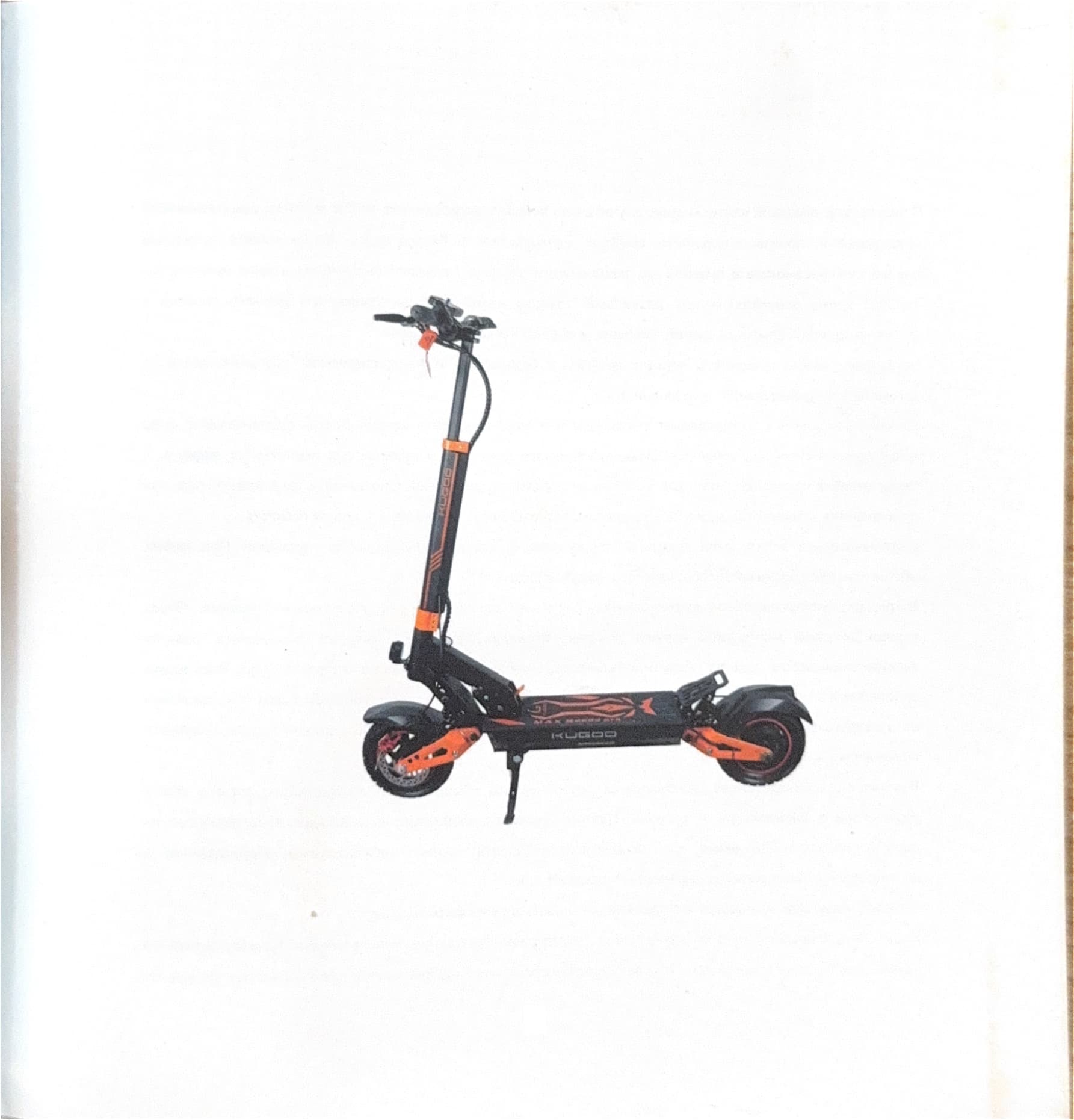 Инструкция к электросамокату Kugoo Max Speed Pro