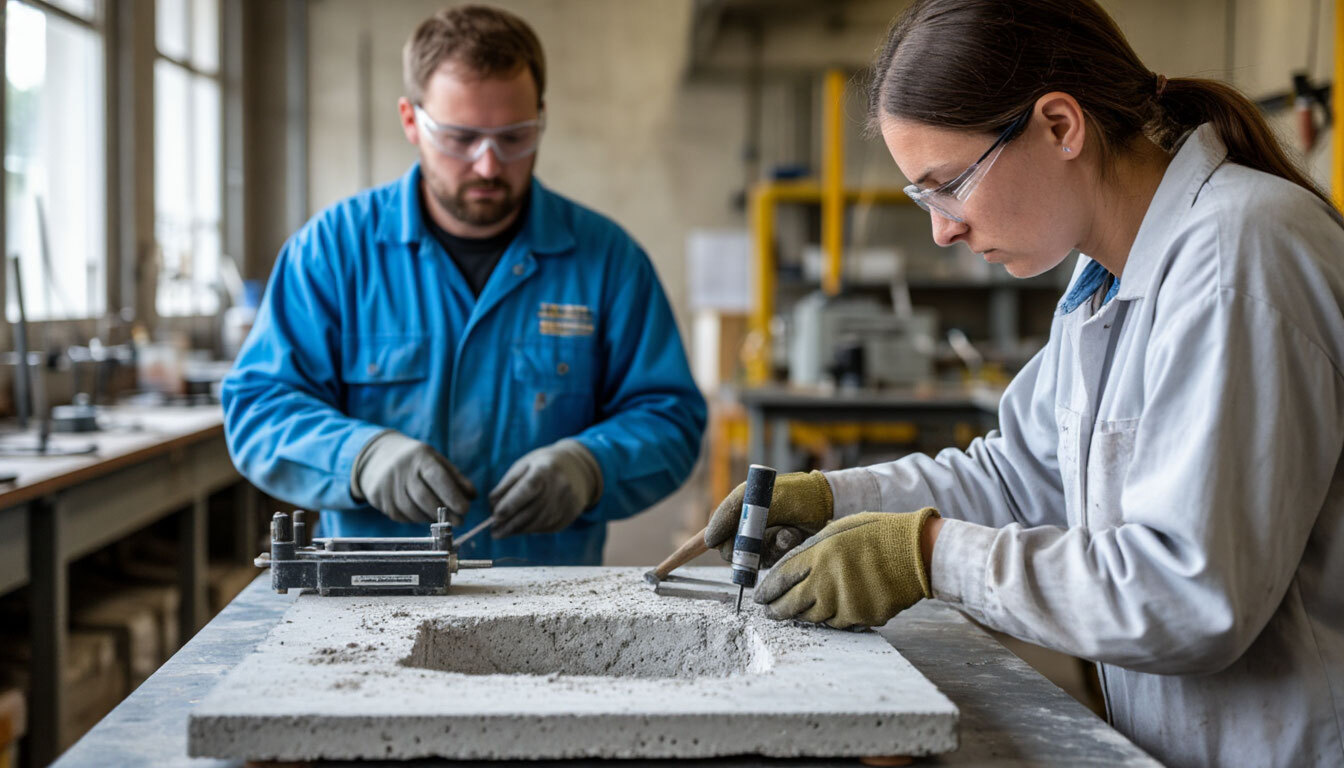 Лаборатория неразрушающего контроля бетона