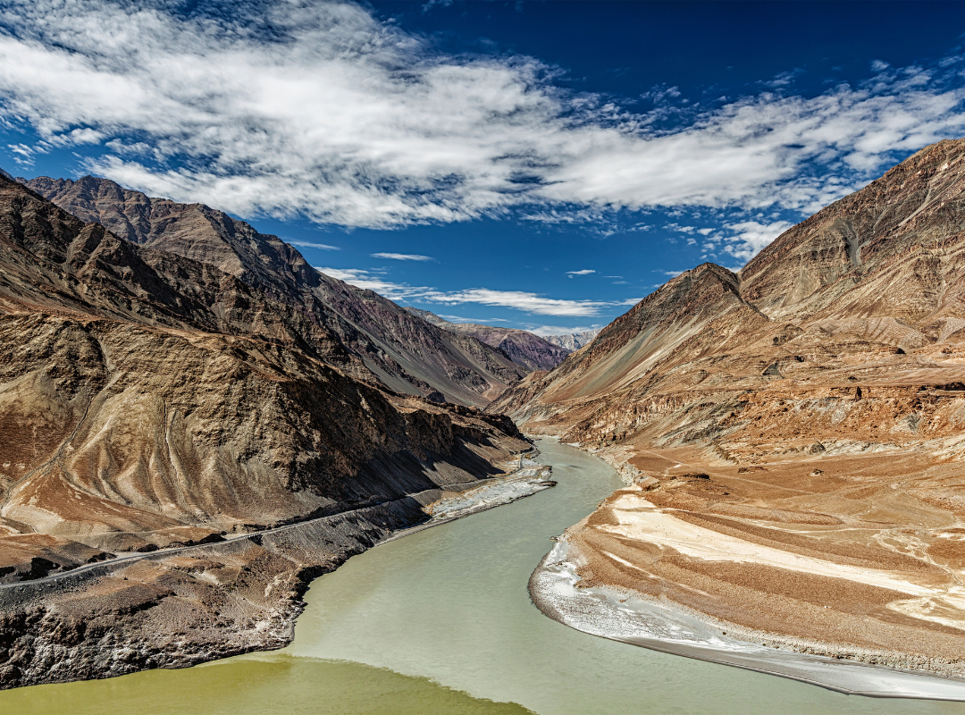 Инд д. Долина Занскар, Ладакх. Zanskar Valley Ladakh. Инд реа.