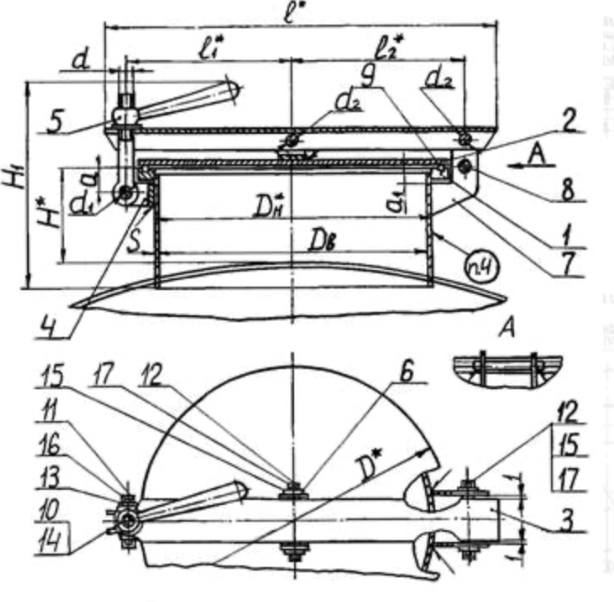 Изготовление люков 250-3 ОСТ 26-2001-83