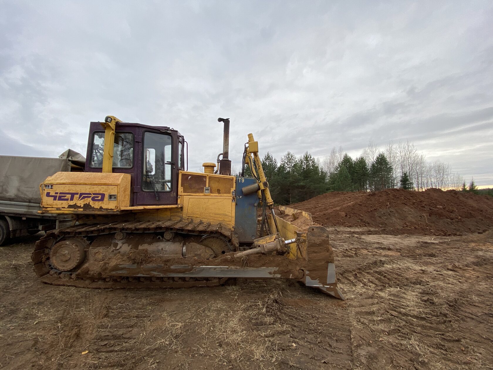 бульдозер четра т-9