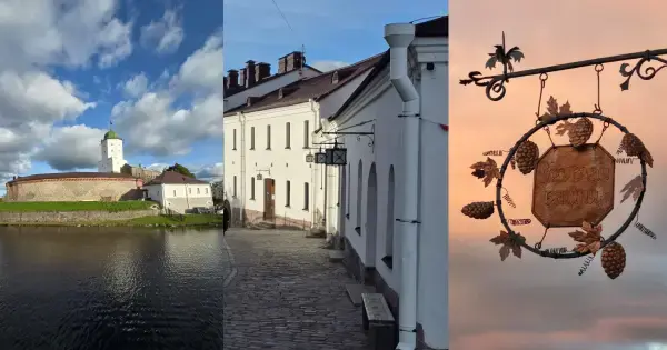 коллаж фотографий Выборга