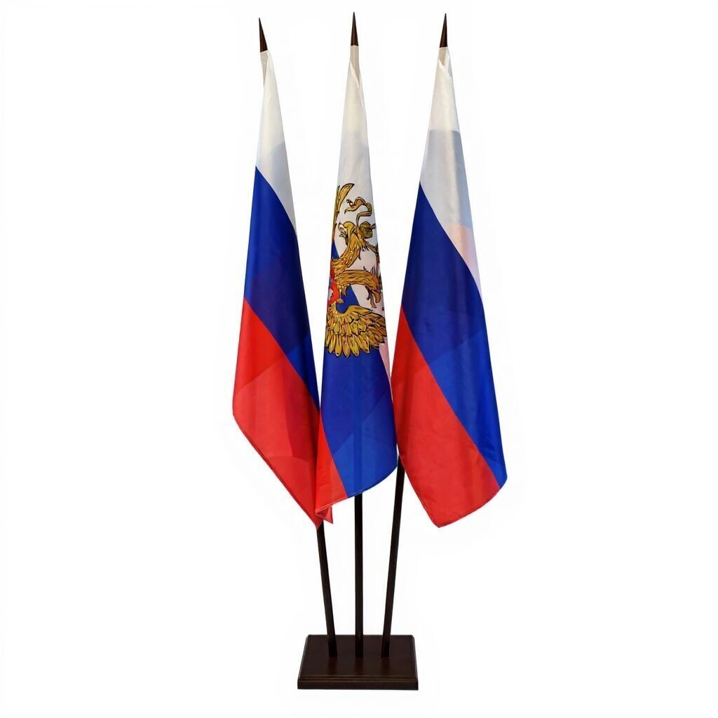 Флагшток на 3 флага