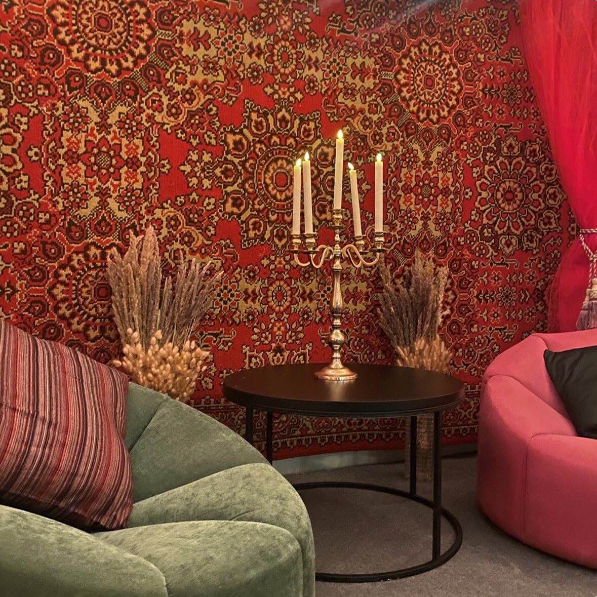 кресло шатер канделябр восток оформление корпоратив 