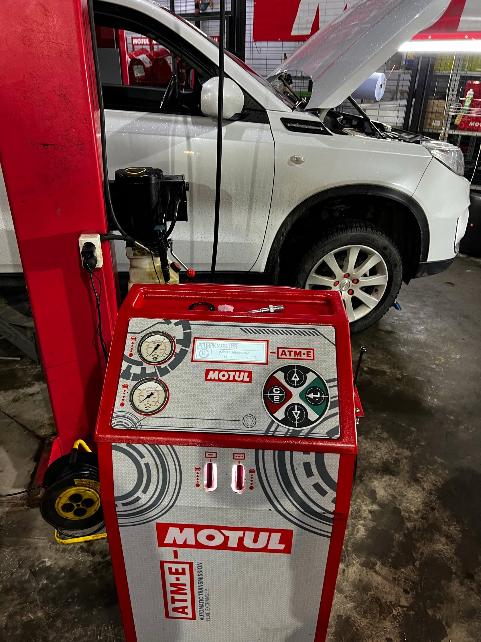 Результат замены масла в Motul Team