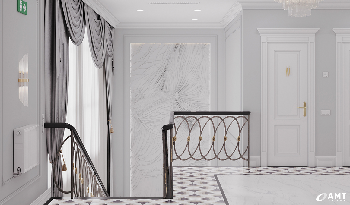 Холл комнаты жениха дома торжеств Prince Palace