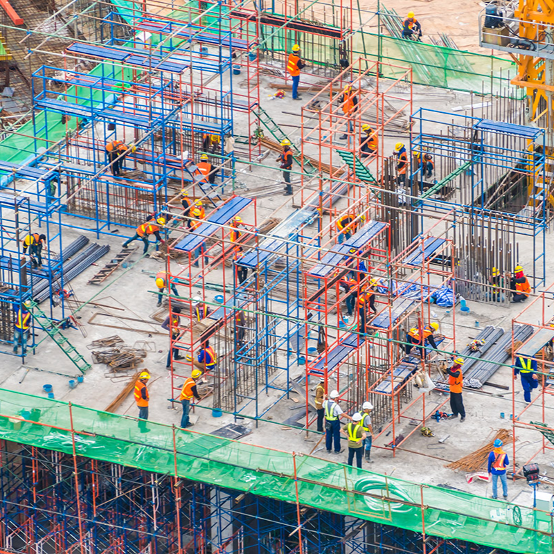 объемная опалубка перекрытий, опалубка на объемных стойках, опалубка, строительная опалубка, Базис Холдинг