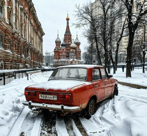 Вытащим машину из снега метро ВДНХ