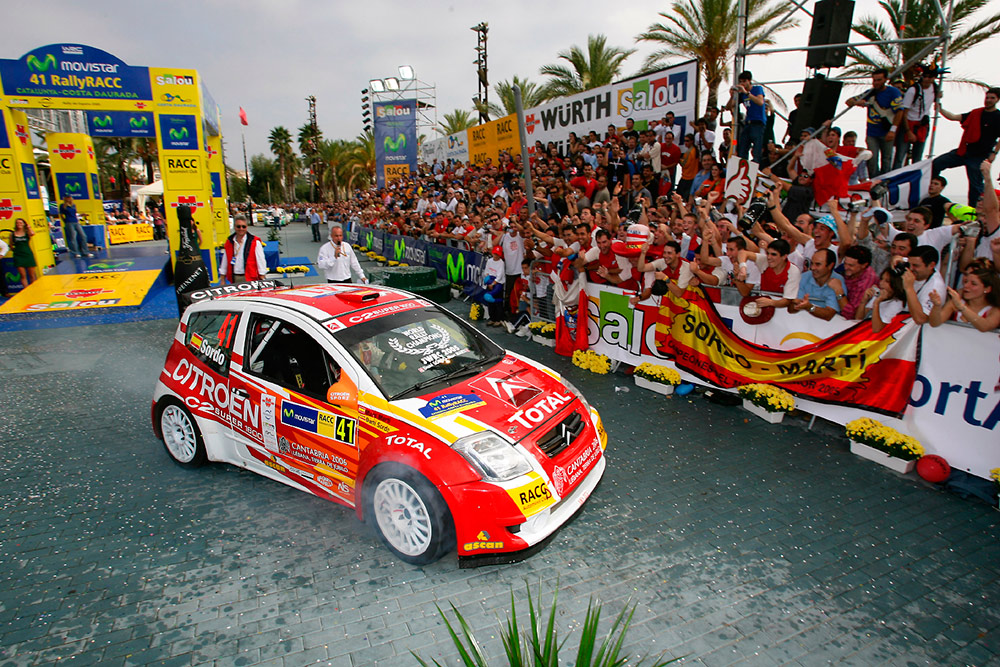 Чемпион Junior WRC 2005 года Дани Сордо, Citroën C2 S1600 (NWY-003), ралли Каталония 2005/Фото: Citroën Communication