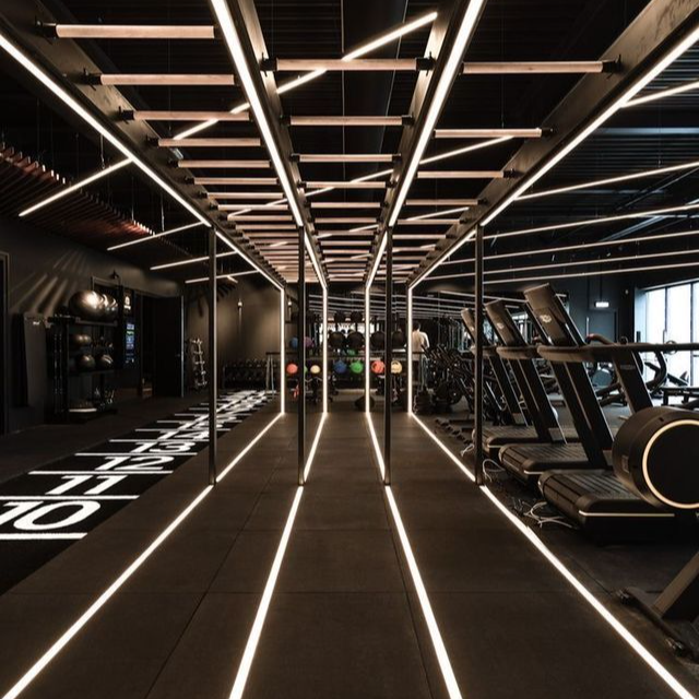 Сайт спортзала ALPHA GYM — фитнес-индустрия, яркая неоновая типографика