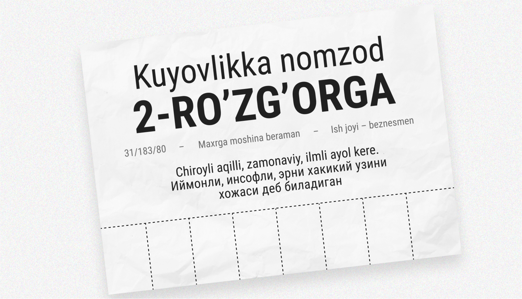 Как работают телеграм-каналы сватов в Узбекистане